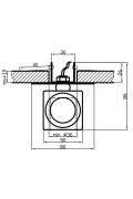 Sk-12 B Fb/Ch G4 Chrom Opr.stała Kryształ 20W G4 Candellux