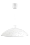 Malibu 40 Lampa Wisząca 1X60W E27 Biały Candellux