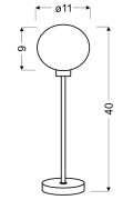 Sphere Lampka Gabinetowa 1X40W G9 Chrom Candellux