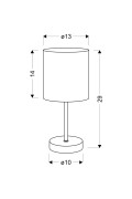 Emily Lampa Gabinetowa 1X40W E14 Biała Candellux
