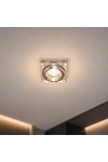 Oprawa stropowa dekoracyjna kwadratowa sk-82 ch/tr mr16 1x50w chrom transparent - Candellux