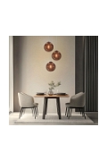 Lampa wisząca Club 28 patynowa 1x60w - Candellux