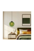 Lampa wisząca Club 28 zielona 1x60w - Candellux