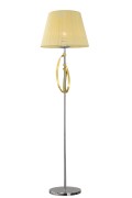 Diva Lampa Podłogowa 1X60W E27 Chrom/Złoty Candellux