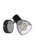 Modo Lampa Kinkiet 1X40W E14 Czarny+Chrom Candellux