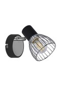 Modo Lampa Kinkiet 1X40W E14 Czarny+Chrom Candellux