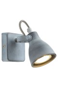 Ash Lampa Kinkiet 1X40W Gu10 Szary Mat Candellux