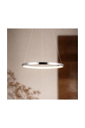 Lampa wisząca Lune 30 okrągła chrom 18w - Candellux