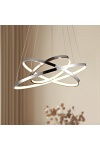 Lampa wisząca Lune 50 okrągła potrójna chrom 60w - Candellux