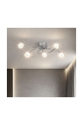 Plafon Vinola chrom 5x5w - Candellux