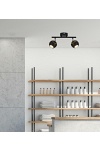 Listwa sufitowa Boni czarna 2x3w - Candellux