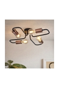 Lampa sufitowa Herpe czarna 4x60w - Candellux