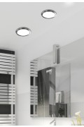 Aquila Lampa Sufitowa Plafon 18 1X40W G9 Satyna Nikiel Ip44 (Bż) Candellux