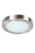 Aquila Lampa Sufitowa Plafon 18 1X40W G9 Satyna Nikiel Ip44 (Bż) Candellux