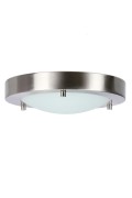 Aquila Lampa Sufitowa Plafon 18 1X40W G9 Satyna Nikiel Ip44 (Bż) Candellux