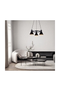 Lampa wisząca More czarna matowa 3x40w - Candellux