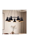 Lampa wisząca More czarna matowa 7x40w - Candellux