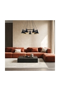Lampa wisząca More czarna matowa 7x40w - Candellux