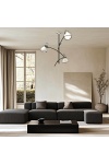 Lampa wisząca Zumba biała czarna 3x60w - Candellux