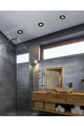 Sh-12 Oprawa Stropowa Hermeyczna Czarna Ip65 Candellux