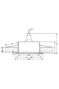 Sh-12 Oprawa Stropowa Hermeyczna Czarna Ip65 Candellux
