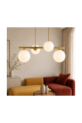Lampa wisząca Kama mosiądz 4x28w - Candellux
