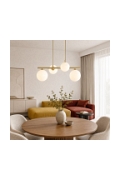 Lampa wisząca Kama mosiądz 4x28w - Candellux