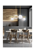 Lampa wisząca Kama mosiądz 4x28w - Candellux