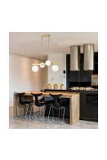 Lampa wisząca Kama mosiądz 4x28w - Candellux