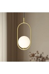 Lampa wisząca Cordel mosiądz 1x28w - Candellux