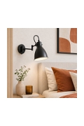 Kinkiet Espera czarny przył z wtyczką włącznikiem 1x40w - Candellux