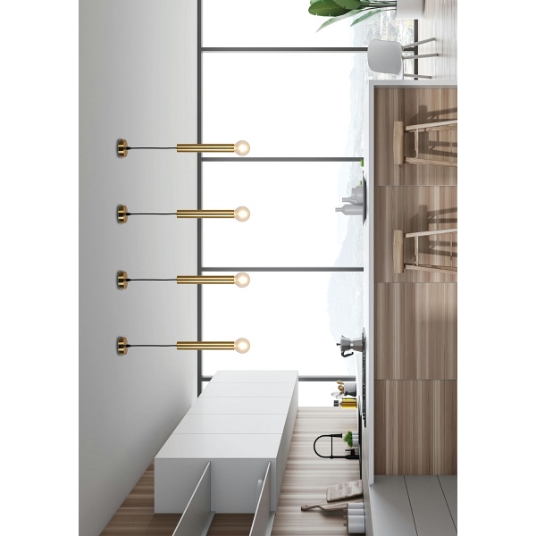 Lampa Wisząca Dallas 284 Mm 1 Złoty Candellux