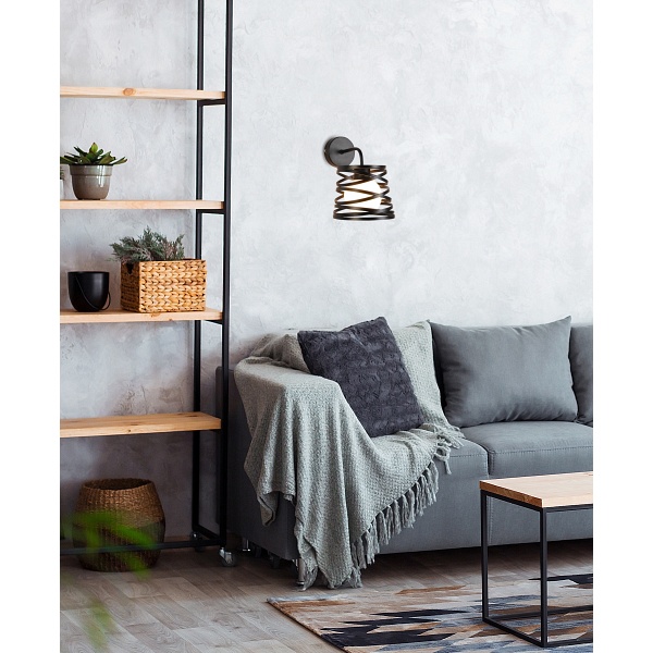 Kinkiet Akita 1 Czarny Candellux