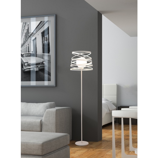 Lampa Podłogowa Akita 1 Biały Candellux