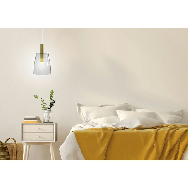 Lampa Wisząca Modena 1 Złoty 140X15X15 Candellux