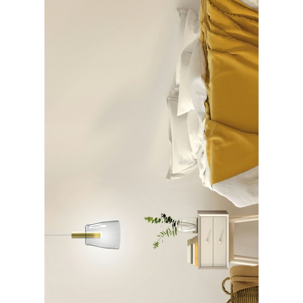 Lampa Wisząca Modena 1 Złoty 140X15X15 Candellux