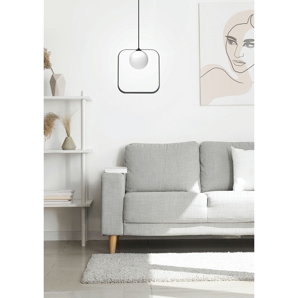 Lampa Wisząca Tula 1 Czarny 140X12X26 Candellux