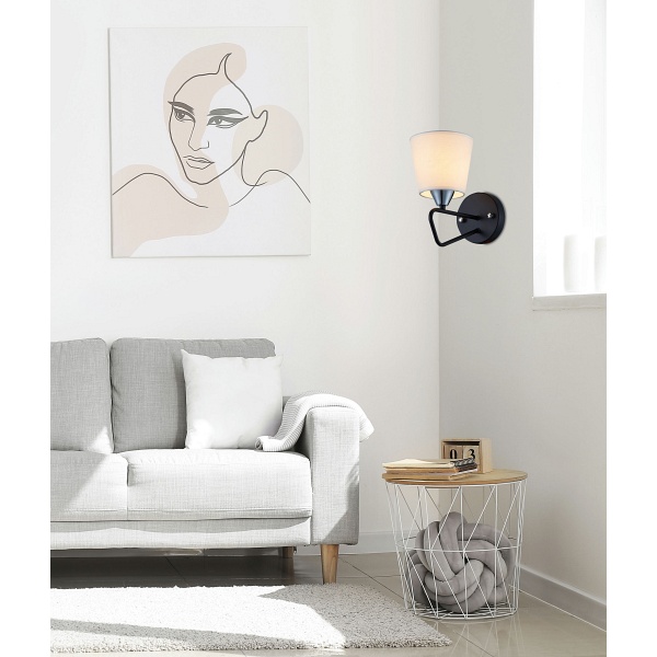 Kinkiet Morley 1 Czarny Candellux