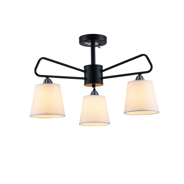 Lampa Wisząca Morley 3 Czarny Candellux