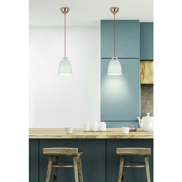 Lampa Wisząca Sewilla S 1 Niebieski Candellux