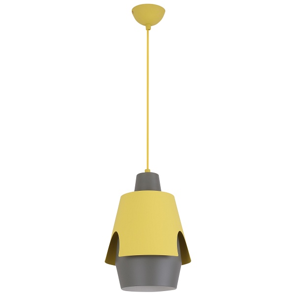 Lampa Wisząca Falun 1 Żółty Candellux