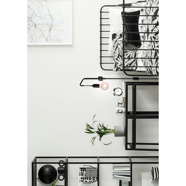 Kinkiet Laren 1 Czarny Candellux