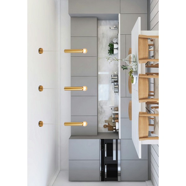 Lampa Wisząca Austin Slim 300 Mm 1 Złoty Candellux