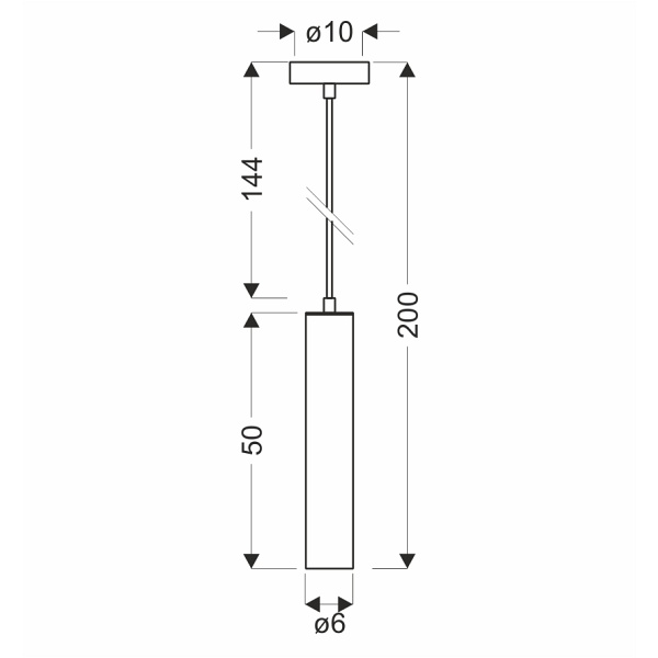 Lampa Wisząca Austin, Slim 500 Mm 1 Złoty Candellux