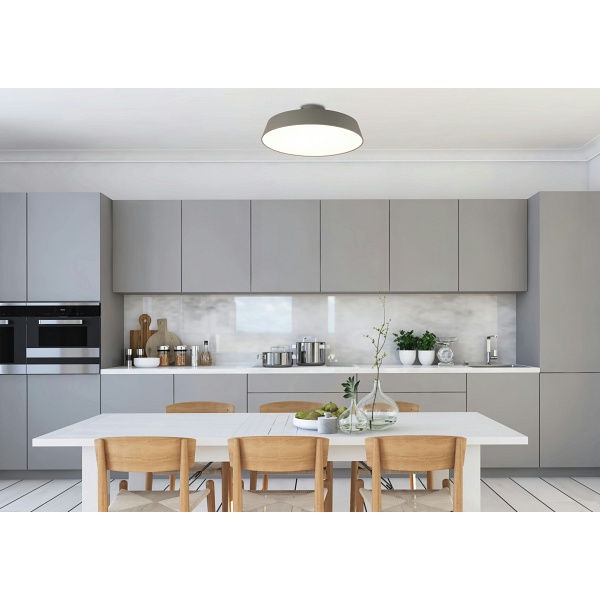 Lampa Sufitowa Orlando 1 Satynowy Szary Candellux