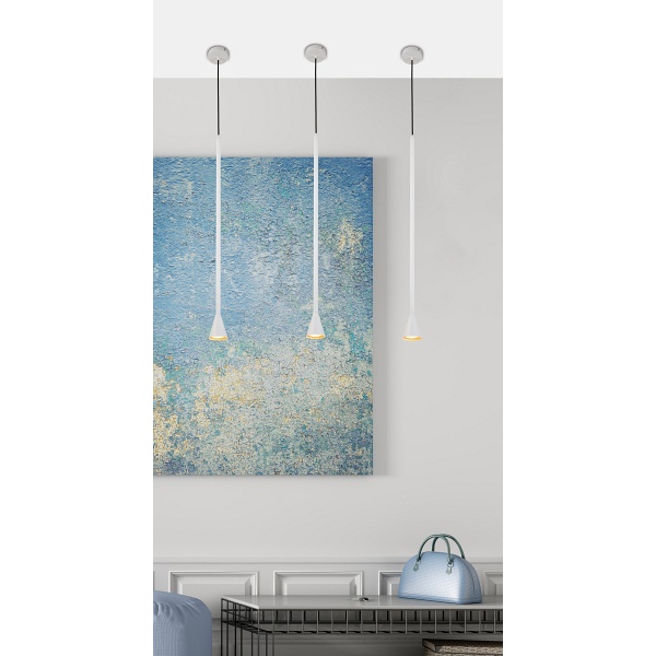 Lampa Wisząca Tucson 1 Biały Candellux