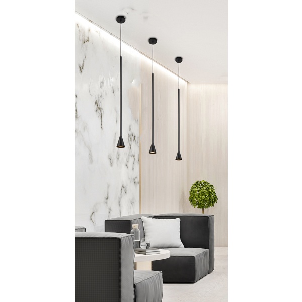 Lampa Wisząca Tucson 1 Czarny Candellux