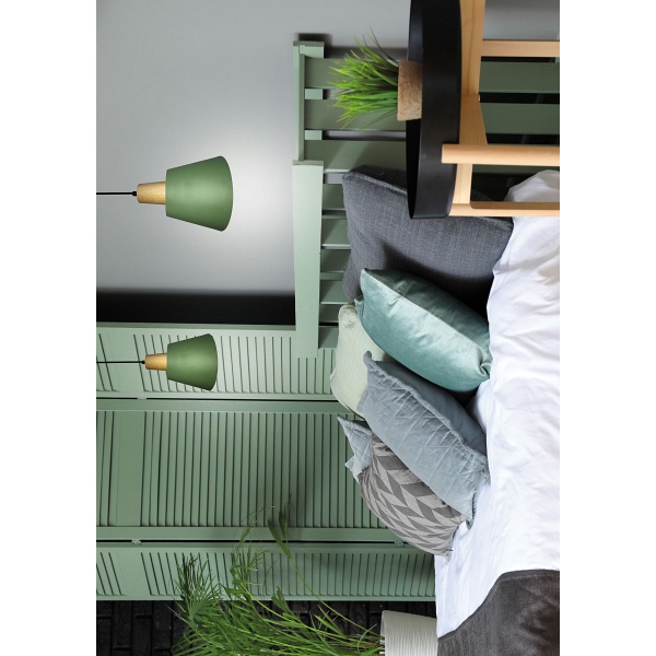 Lampa Wisząca Faro 1 Zielony Candellux