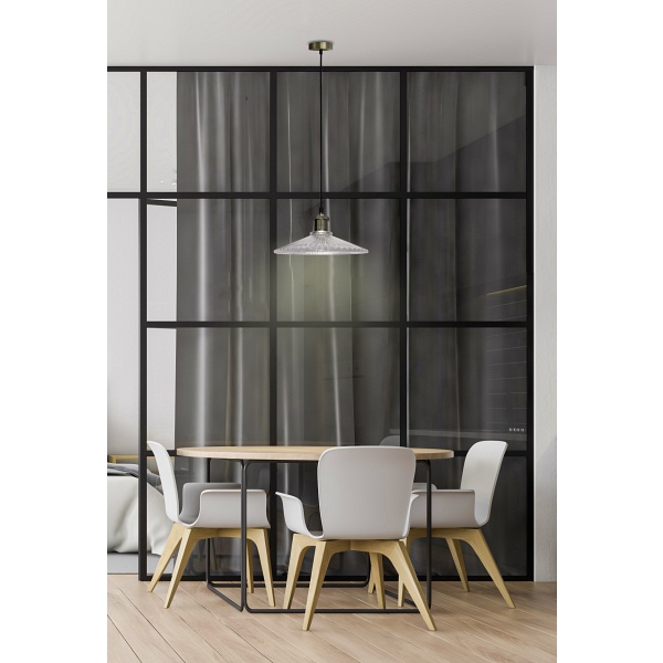 Lampa Wisząca Chester 210Mm 1 Bezbarwny Patyna Candellux