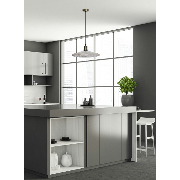 Lampa Wisząca Chester 300Mm 1 Bezbarwny Patyna Candellux